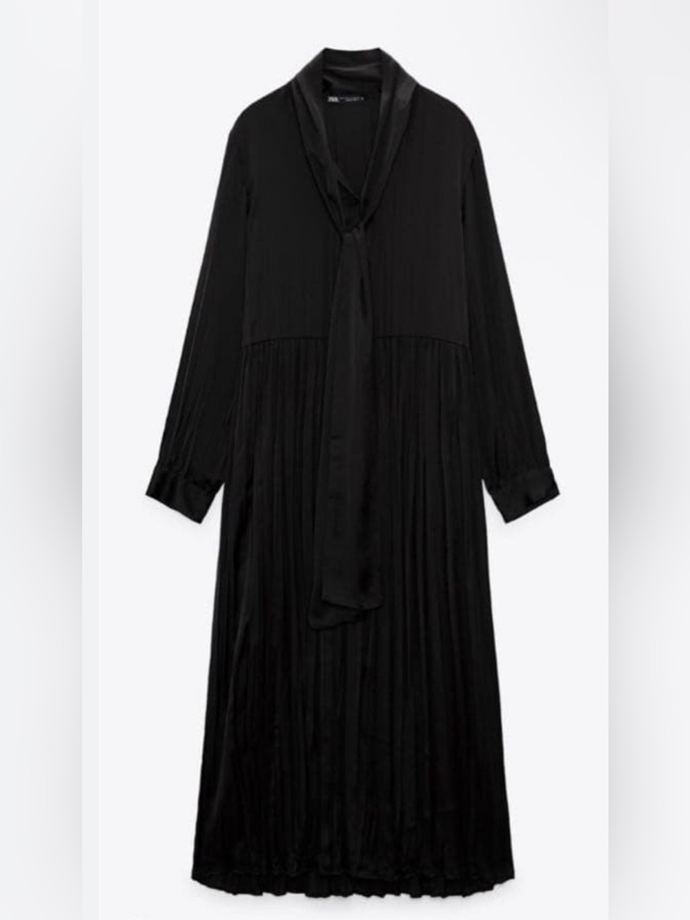 Zara Black Tie Front Gown